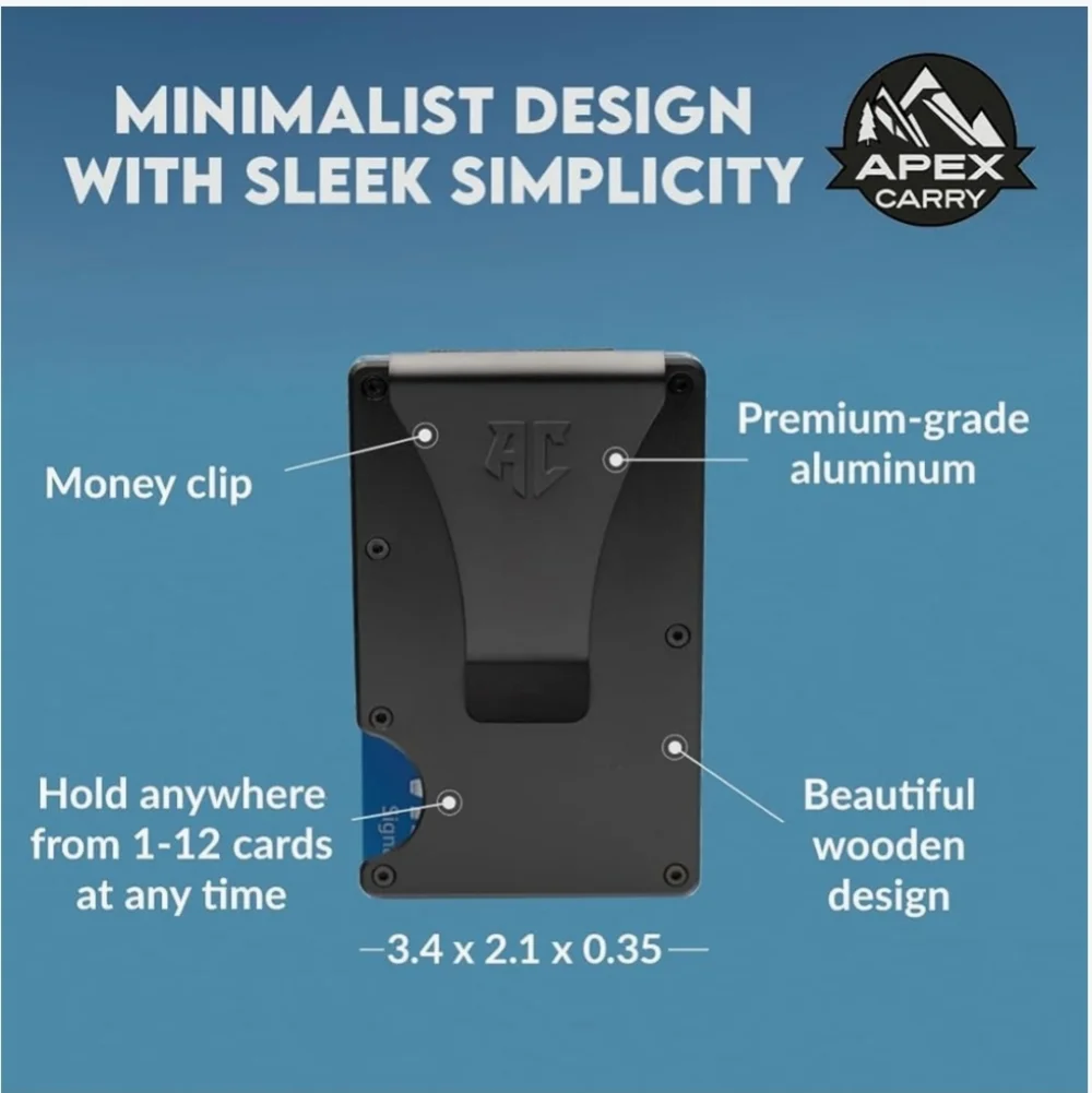 Men's Minimalist Credit Card Holder
